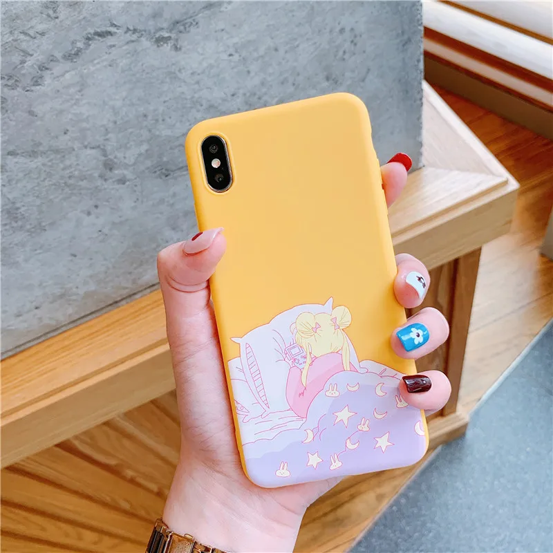 Милые Чехлы Сейлор Мун для iphone 11 Pro max, чехол для телефона iphone XS Max XR X 6S 7 8 plus, задняя крышка, мягкий силиконовый чехол с рисунком - Цвет: Styel 3