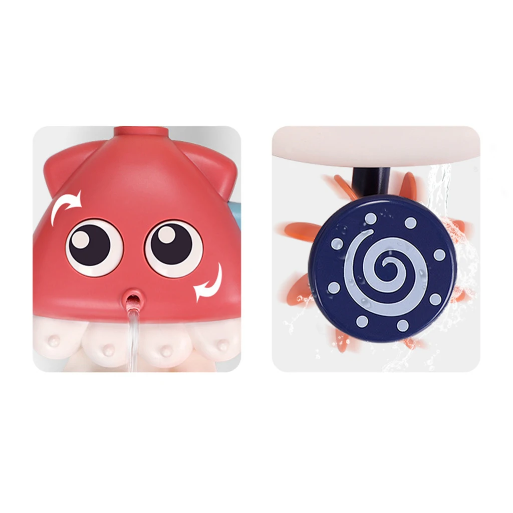 Cartoon Shape Baby Infant Kids Bath Water Play Spinning Bathroom Toys Games Kids Bath Tub Shower Bathtub Spray Water Toy 