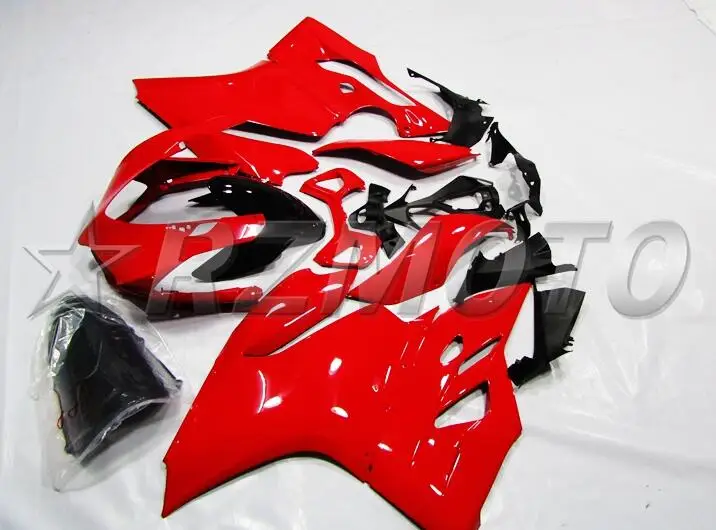 ABS литья под давлением Полный обтекатели для DUCATI 899 1199 S R Panigale 12 13 14 15 16 899R 1199R 899S 1199 S 2012- Красный Яркий