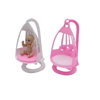 

2020 Latest Fashion Barbies Doll Plastic Accessories Baby Hanging Chair Children Toy Girl Best Birthday / Christmas Gift
