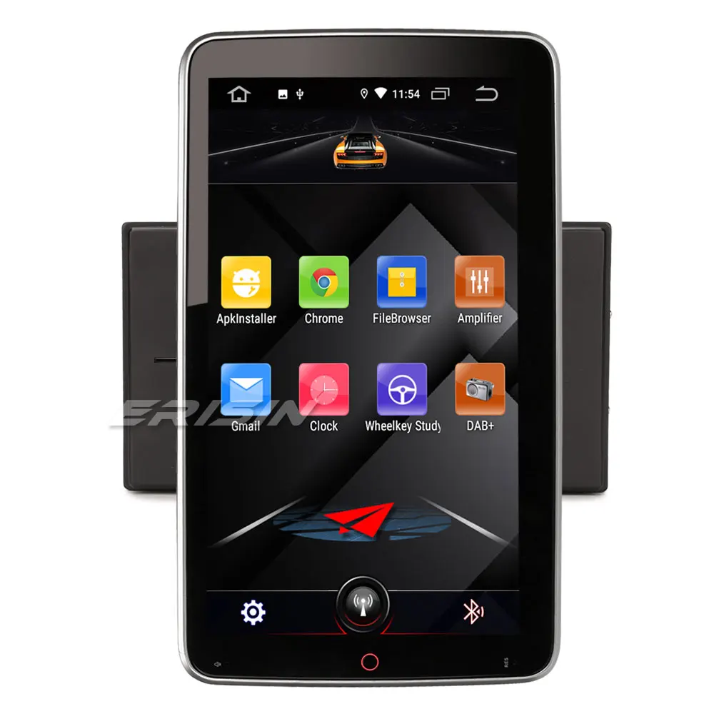Erisin 5103 10 1 "Вращающийся Универсальный автомобильный стерео 2Din Авторадио DAB + Android