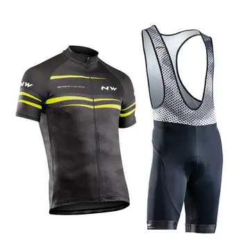 

Cycling Jersey Set NW Maillot Ropa Ciclismo Men Bicycle Equipment MTB Mountain Cycling Shirt Road Cycling Clothing Bike Shorts