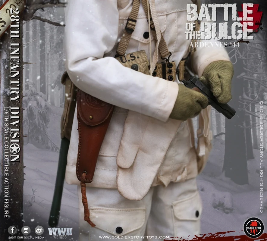 SoldierStory SS111 1/6 армии США 28-я стрелковая дивизия Арденны 1944 солдатская фигурка коллекция Второй мировой войны военные фигурки
