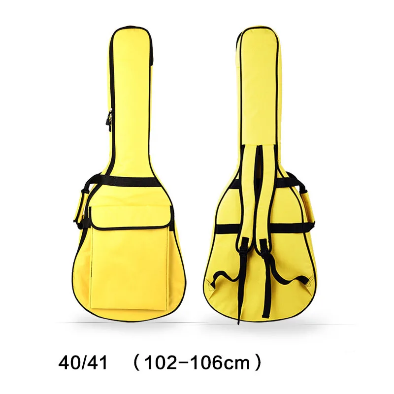 Новые туфли-оксфорды 41/39/36 дюймовая гитара сумка полностью на подкладке Водонепроницаемый Чехол для гитары чехол мягкий музыка классический акустический сумка - Цвет: A1