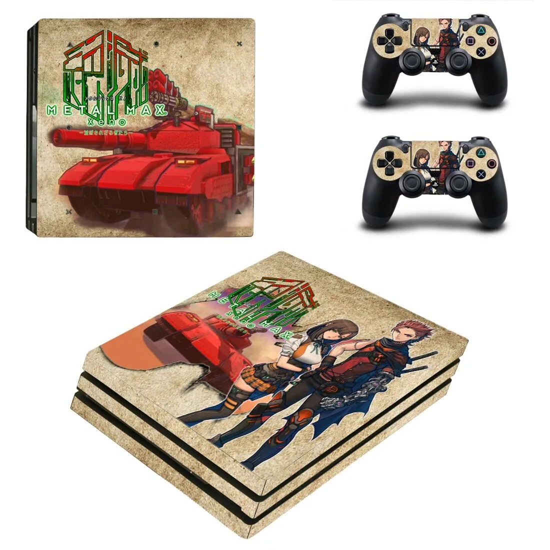 Металлическая Max XENO PS4 Pro наклейка s PS 4 Play станция 4 Pro виниловые наклейки на кожу Decas крышка Pegatinas Adesivos для playstation 4 Pro консоль и контроллер