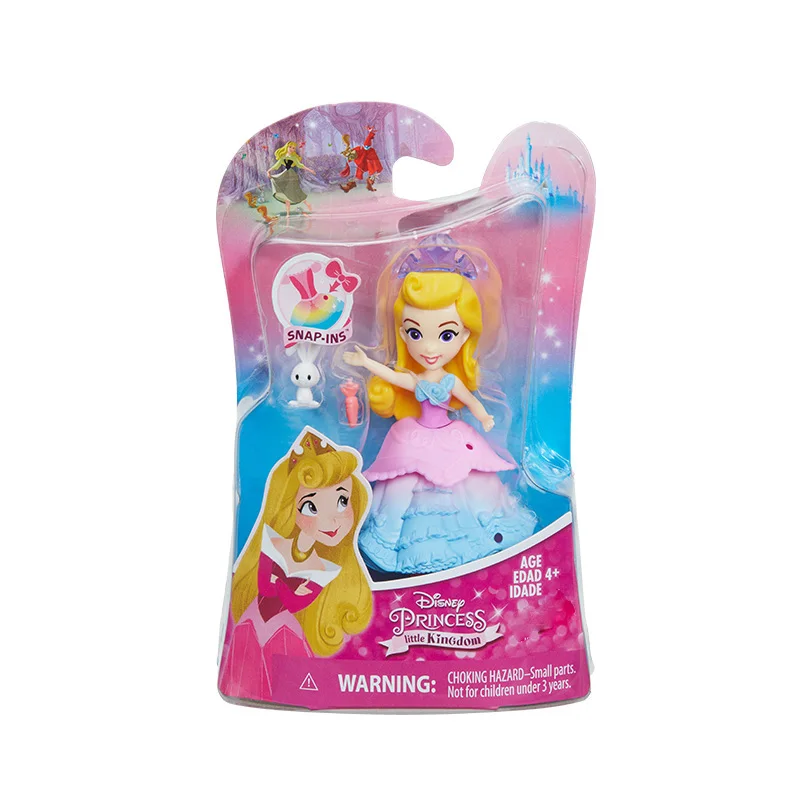 K Disney Princess Toy Original Belle Jasmine Aurora Cinderella Merida Mulan Tiana Action Figure Legends Model Doll Birthday Gifts - Цвет: K