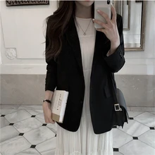 2021new novo 2021 primavera outono feminino blazers bolsos jaquetas moda vintage oversize elegante escritório senhora topos