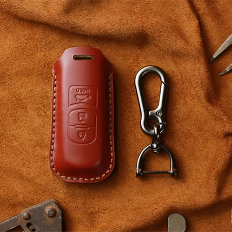 

Key case for car Leather for Mazda 2 mazda 3 mazda 5 mazda 6 CX-3 CX-4 CX-5 CX-7 CX-9 Atenza Axela MX5 new car styling keychain