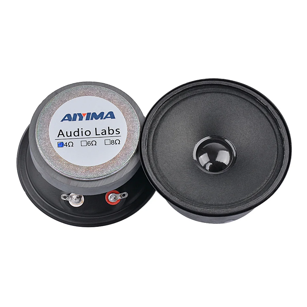AIYIMA 2PCS Mini Audio Speakers Driver 4ohm 15W Full Range Portable Speaker Stereo Multimedia Loudspeaker For DIY Home Theater
