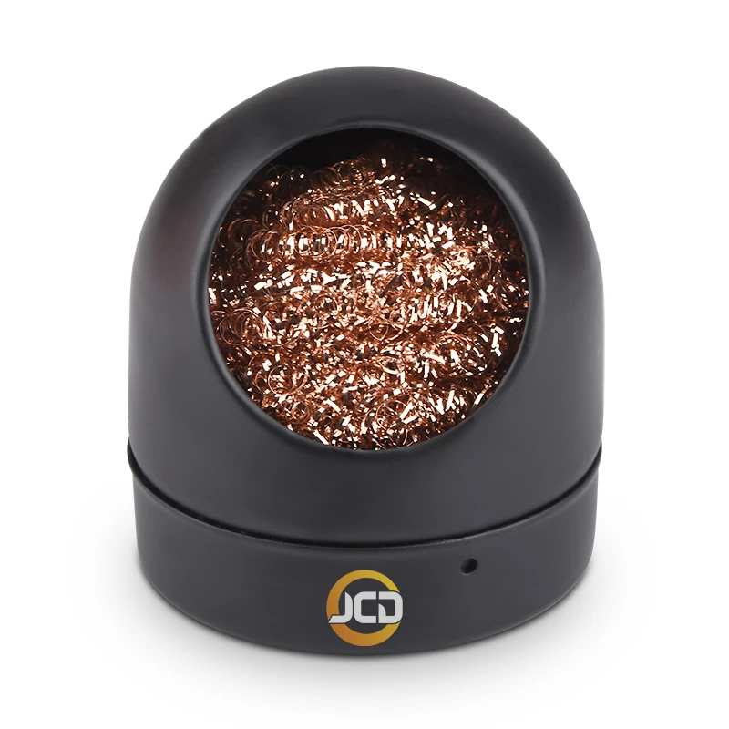 

JCD Welding Solder nozzle cleaning mesh filter Soldering iron tip Cleaning Ball cleaner copper wire ball clean ball dross box