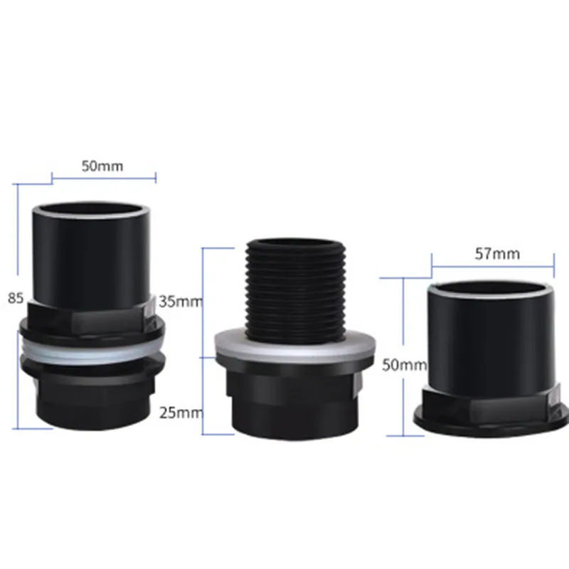 

Silicone Connector Black Tools Aquarium Fish Tank Drain Joint Fittings Accessory