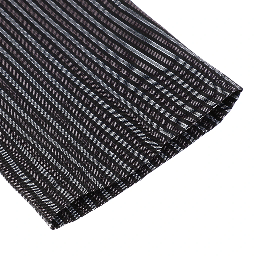 Mens Womens Chef Uniforms Baggy Pants Trousers 2 Pockets Restaurant Kitchen Uniform Cook Trousers Elastic Waist M-4XLStripe