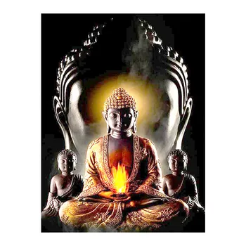 

Buddha Meditating Diamond Painting Religious Figure Round Full Drill Nouveaute DIY Mosaic Embroidery 5D Cross Stitch Home Decor