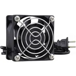 Gdstime – ventilateur industriel de refroidissement Axial sans balais, 6cm, 60mm x 25mm, AC 6025 V, 110V, 120V, 220V, avec prise américaine, 1 pièces 