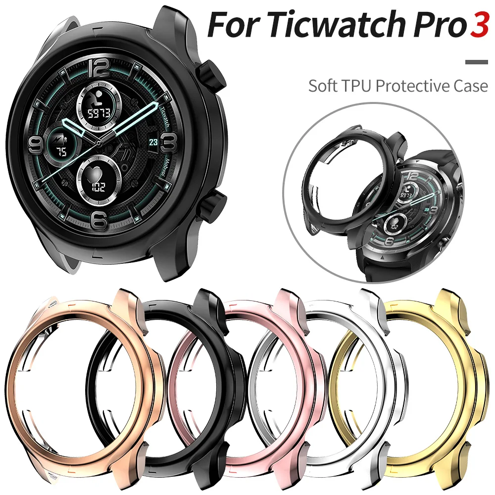 Защитный чехол для часов Ticwatch Pro 3 тонкий мягкий из ТПУ | Наручные часы