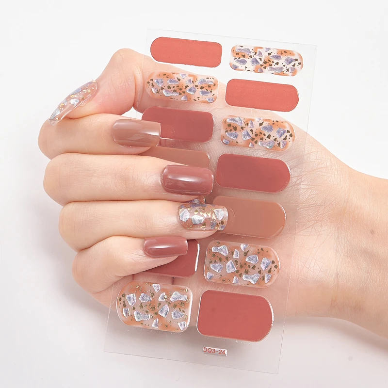 

Solid Colors And Creative Nail Art Nail Wraps DIY Nail Adhesive Creative Sticker For Nails Nails Sticker Designer Women Salon