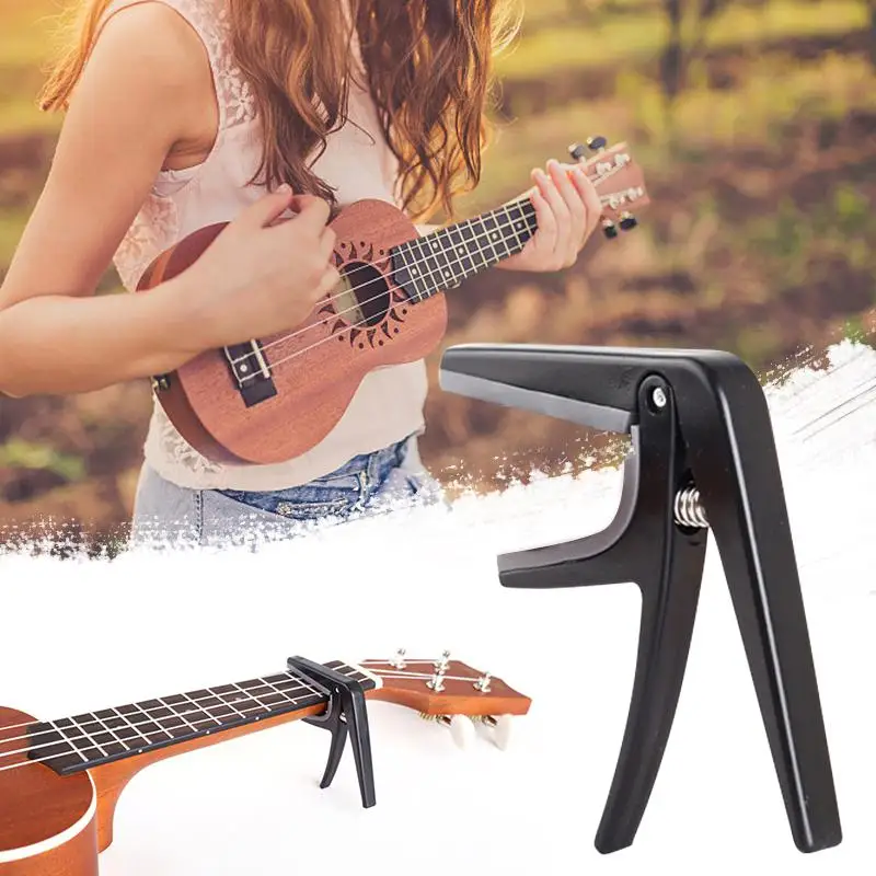 IRIN Professional Ukulele Capo Singlehanded Quick Change Ukelele Capo 4 Strings Hawaii Guitar