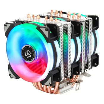 

ALSEYE DR-90 CPU Radiator 6 Heat Pipe High Quality CPU Cooler with RGB 90 mm pwm Fan