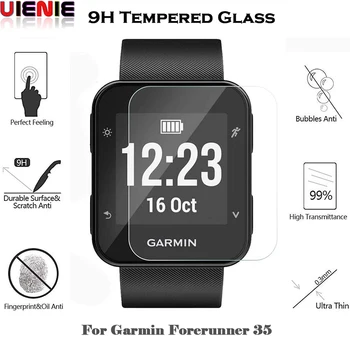 

4PCS 9H Tempered Glass For Garmin Forerunner 35 HR Round Smart Watch Screen Protector Anti-scratch Protective Film