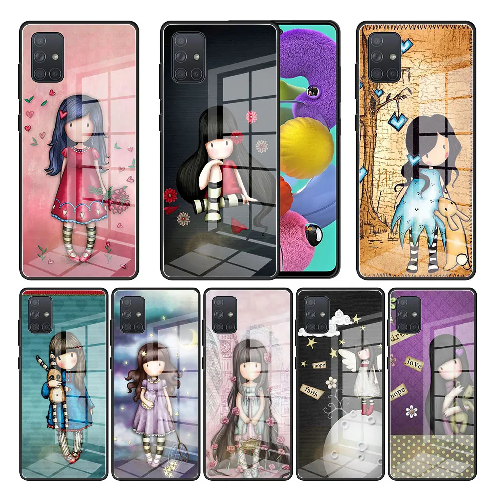 Стеклянный чехол для Samsung Galaxy A51 A71 A50 A21s A70 A31 A72 A30 A10 A52 A41 | Мобильные телефоны и