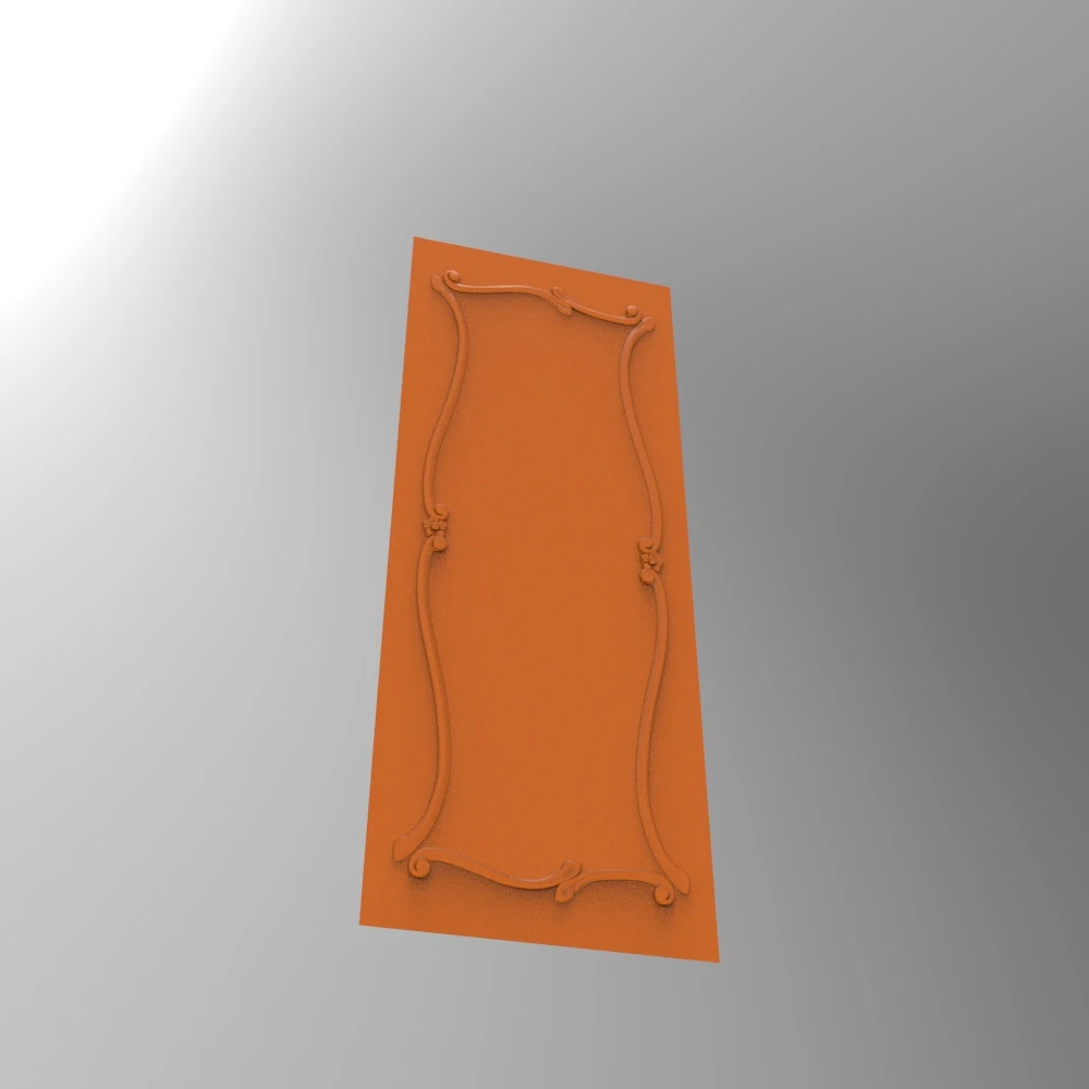 3 шт. полосатые панели рельефа 3D модель STL формат файла CNC маршрутизатор ArtCAM Aspire Type3