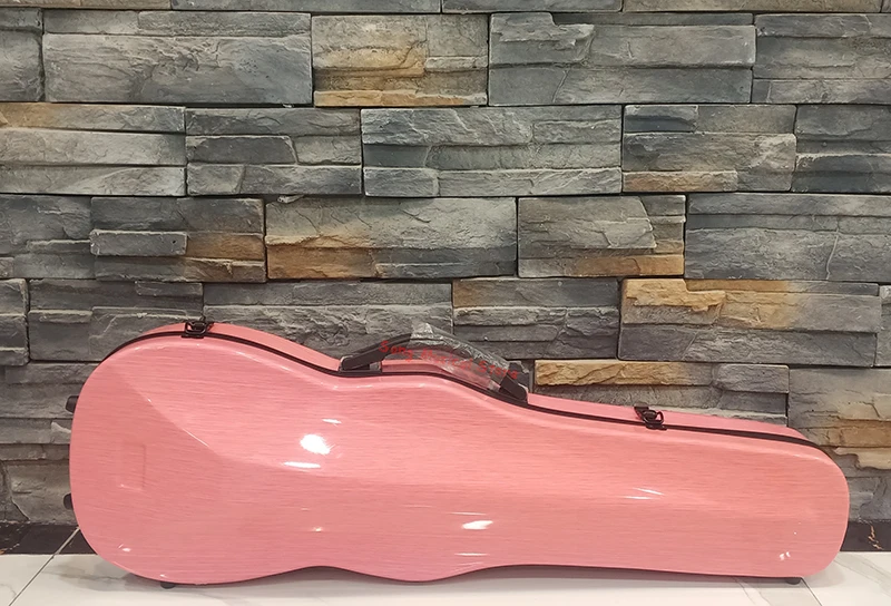 2 fibra de carbono duplo ombro leve caixa violino