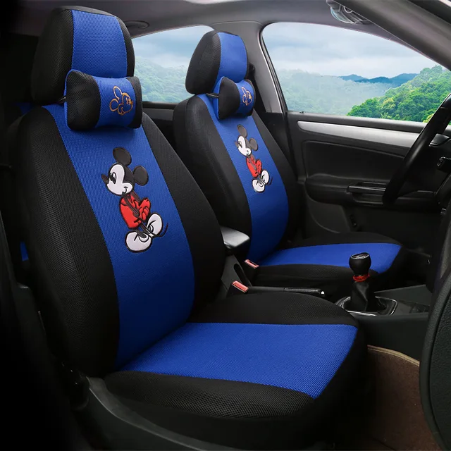 mickey mouse back seat cover