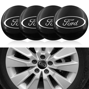 

4PCS Car Tire Wheel Center Cover Sticker Auto Hub Caps cars Decoration for Ford Mk2 Mk3 Mk4 Mk5 Mk7 Fiesta FOCUS 2 3 4 5 Styling