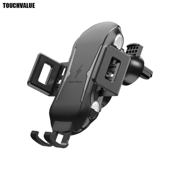 

Wireless Automatic Sensor Car Phone Holder And Charger For iPhone Xs Max Air Vent Sucker 10w Wireless Charger For Mobile Phone