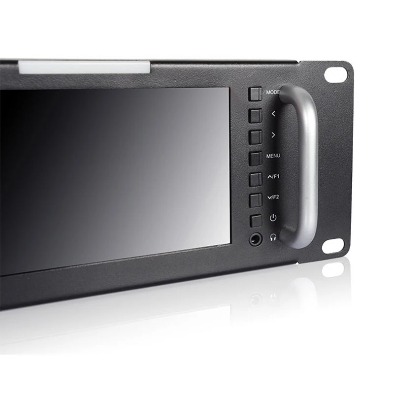 Feelworld T51 Triple 5 Inch 2RU LCD Rack Mount Monitor with 3G-SDI HDMI AV Input and Output Broadcast Level Quality Monitors