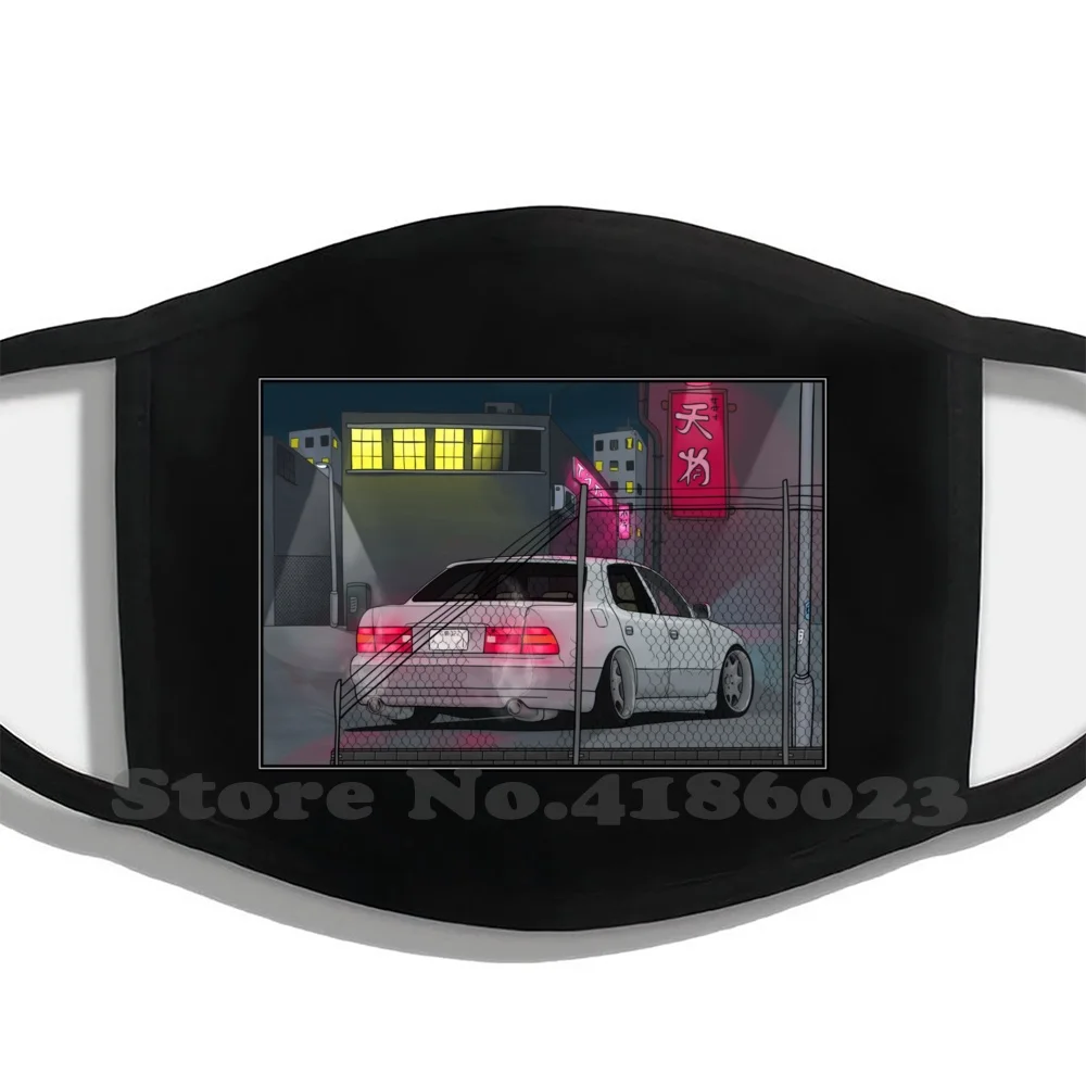Ls400 Vip дизайн автомобиля черная дышащая многоразовая маска для лица Lexus Toyota Jdm