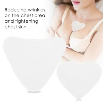 

Medical Anti-Wrinkle Silicone Chest Pad Invisible Decollete Bra Care Reusable Pads Feminine Hygiene