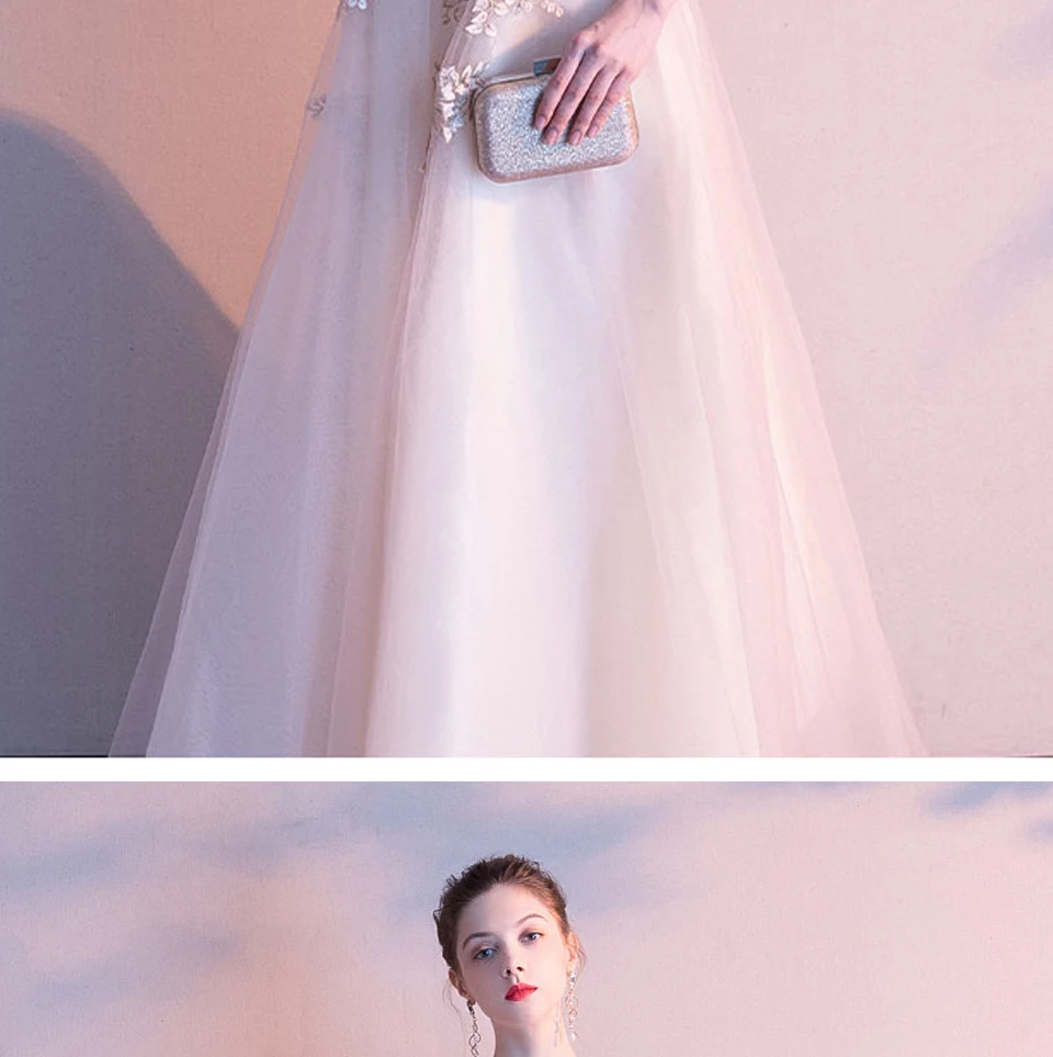 LAMYA элегантное платье на тонких бретельках Вечерние платья кружевные аппликации роскошное велюровое платье для выпускного с открытой спиной размера плюс Robe De Soiree