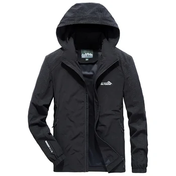 

2019 Autumn men's windbreakers trench coat man jacket black navy army military jackets men plus size 5XL windproof jackets male