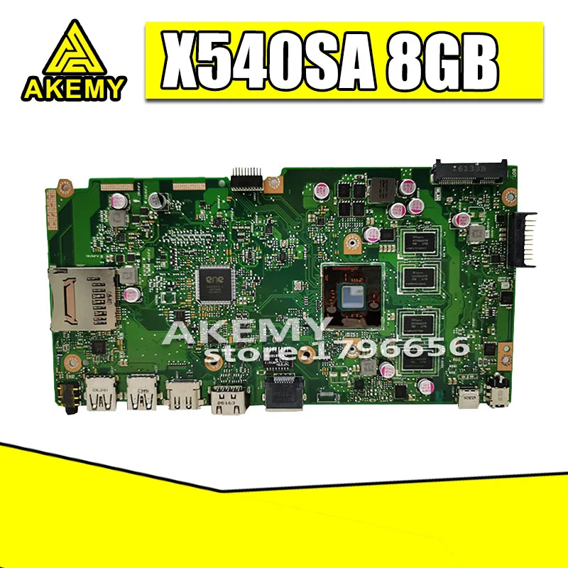 X540SA материнская плата 8G RAM N3700 CPU для For Asus X540S X540 F540S ноутбука | Компьютеры и офис