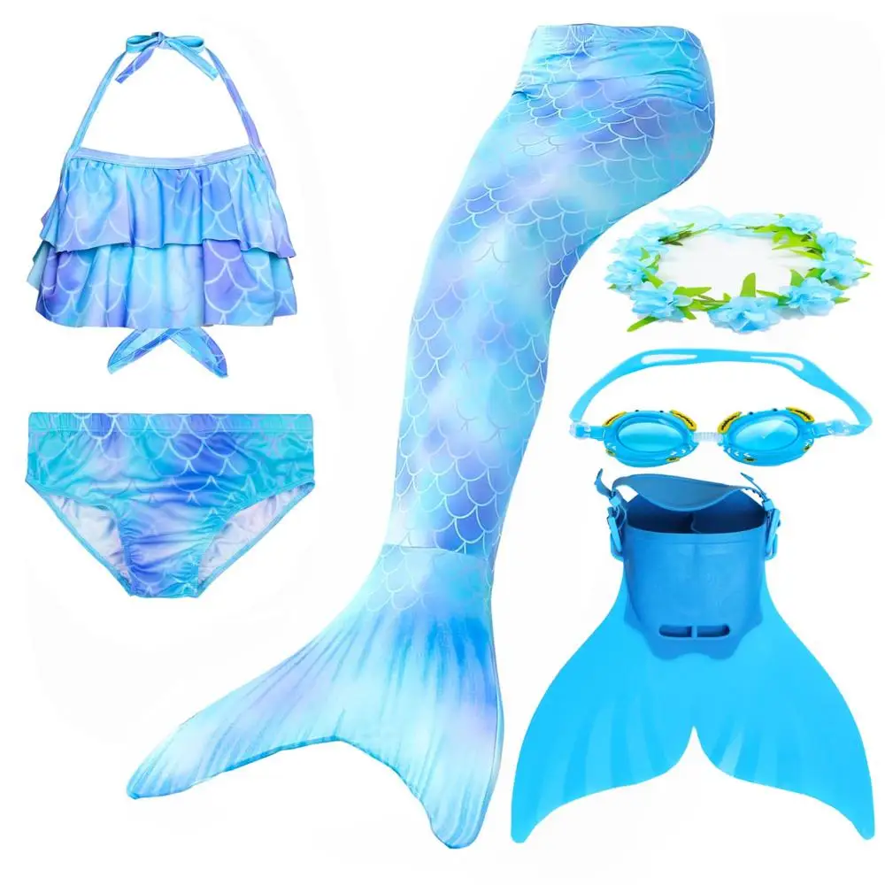 2019-Girl-s-Mermaid-Tail-for-Kids-Swimming-Bating-Suit-Costume-Swimsuit-Swimmable-Cosplay-Bikini-Set(7)