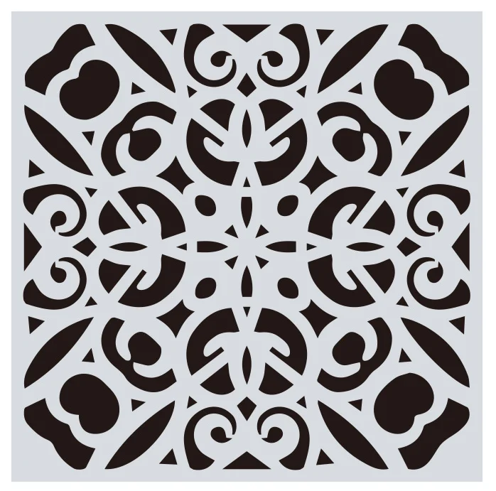 

15*15 DIY Craft наслоения Мандала Трафареты для настенная живопись Скрапбукинг альбом декоративные Бумага карты распылением инструменты