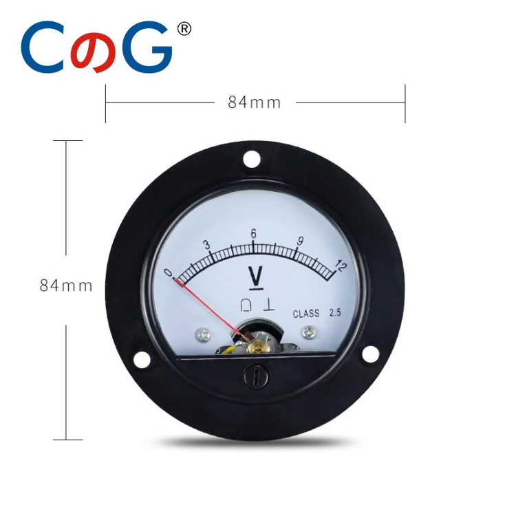 1 шт. 65C5 DC 10A 15A 20A 30A 50A 75A 100A 150A 300A 500A круглый Диаметр Аналоговый амперметр Панель Ампер Измеритель тока 65C5 DC 0-50A