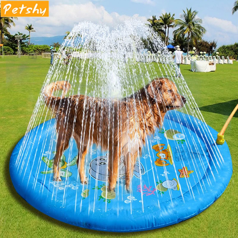 Portable Pet Swimming Pool Dog Pool Cat Sand Tray Bath Tub Outdoor Foldable Pool