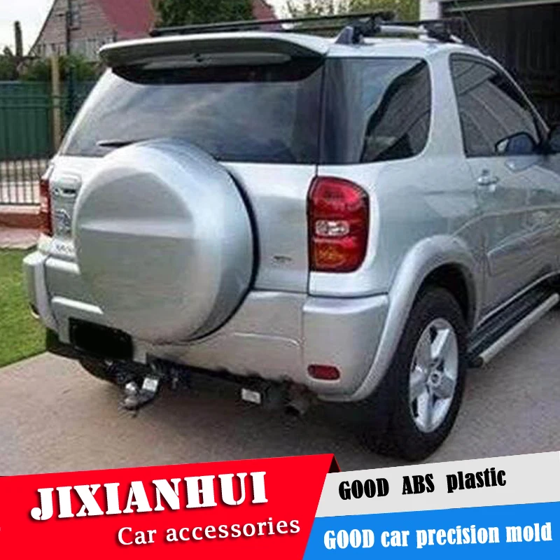 Спойлер для Rav4 2001-2004 Toyota спойлер WDKL ABS пластик Материал заднее крыло автомобиля