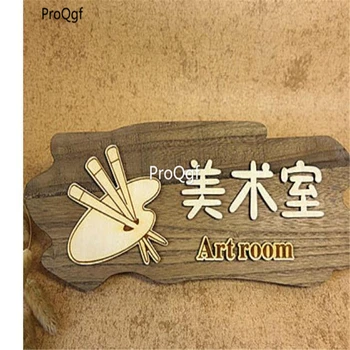 

ProQgf 1Pcs A Set customized wood minshuku Room Board 30*12cm art room