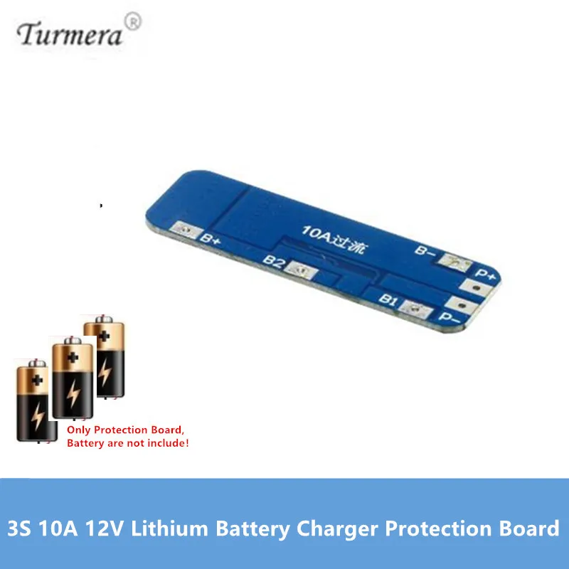 3S 10A 12V аккумулятор 18650 Защищенный 18650 модуль для 3 шт. 18650 литий-ионный аккумулятор зарядное устройство BMS 10,8 V 11,1 V 12,6 V