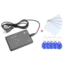 Карта контроля доступа rfid Писатель 13,56 МГц 14443A nfc usb считыватель windows нет необходимости драйвер Тег номер выдающее устройство