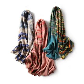

Plaid Scarf For Woman Cashmere Shawl Poncho England Classic Grid Pashmina Scarves Female Tippet Long Wrap Warm Winter Accesories