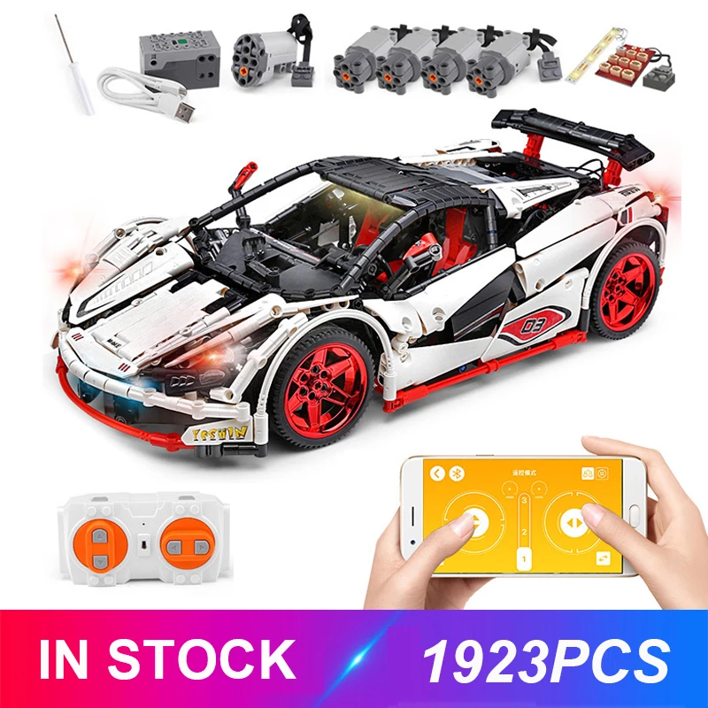 Новый RC автомобиль приложение управления 20087 Icarus Supercar совместимый технический MOC