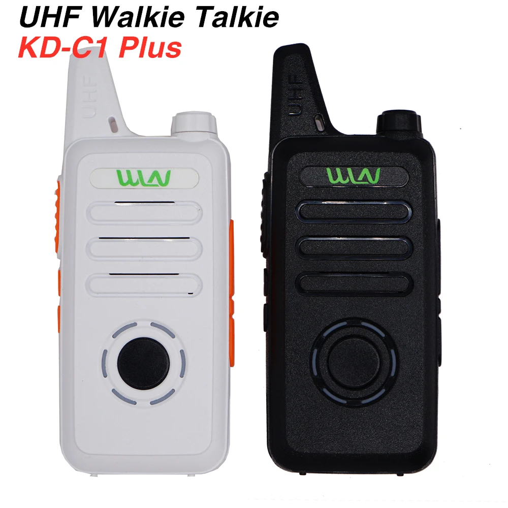 2 шт. WLN KD C1 plus Walkie Talkie Upgrade двухстороннее радио 400 520 МГц Мини Тонкий