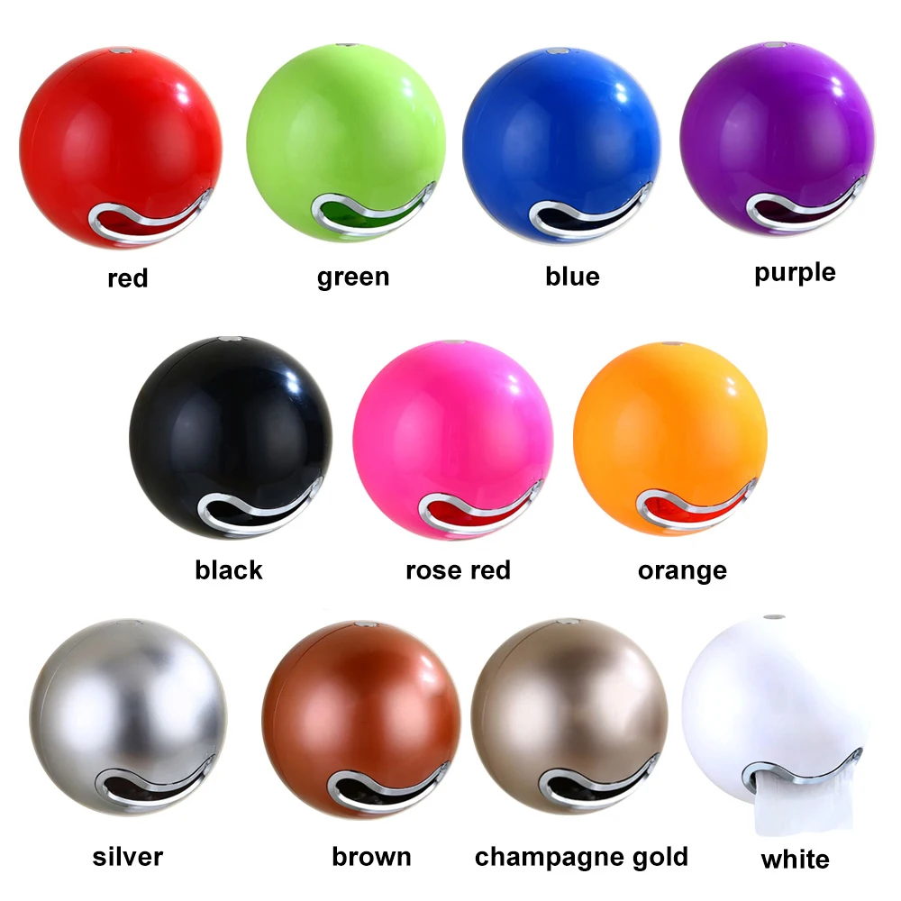 Best Price Tissue Box Holder Wall Mount Bathroom Kitchen Tissue Container Cute Round Globate Washroom Toilet Paper Box Two Installing Ways Best Price Tissue Box Holder Wall Mount Bathroom Kitchen Tissue Container Cute Round Globate Washroom Toilet Paper Box Two Installing Ways