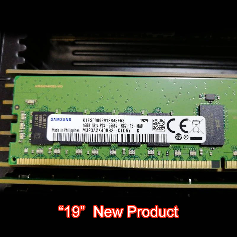 Samsung ddr4 ram 16 ГБ 32 ГБ PC4 2666 МГц ECC REG Серверная память 16 Гб 2666 в ddr4 ram новая