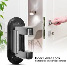 1/2 шт детский замок безопасности эффективный поворотный для детей замок рычага двери пластиковая ручка универсальные аксессуары для безопасности