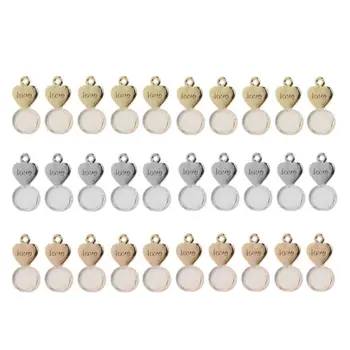 

10Pcs Heart Earrings Back With DIY Hole Safe Ear Studs Nuts Earings Lifters Replacement for All Types of Earring Posts